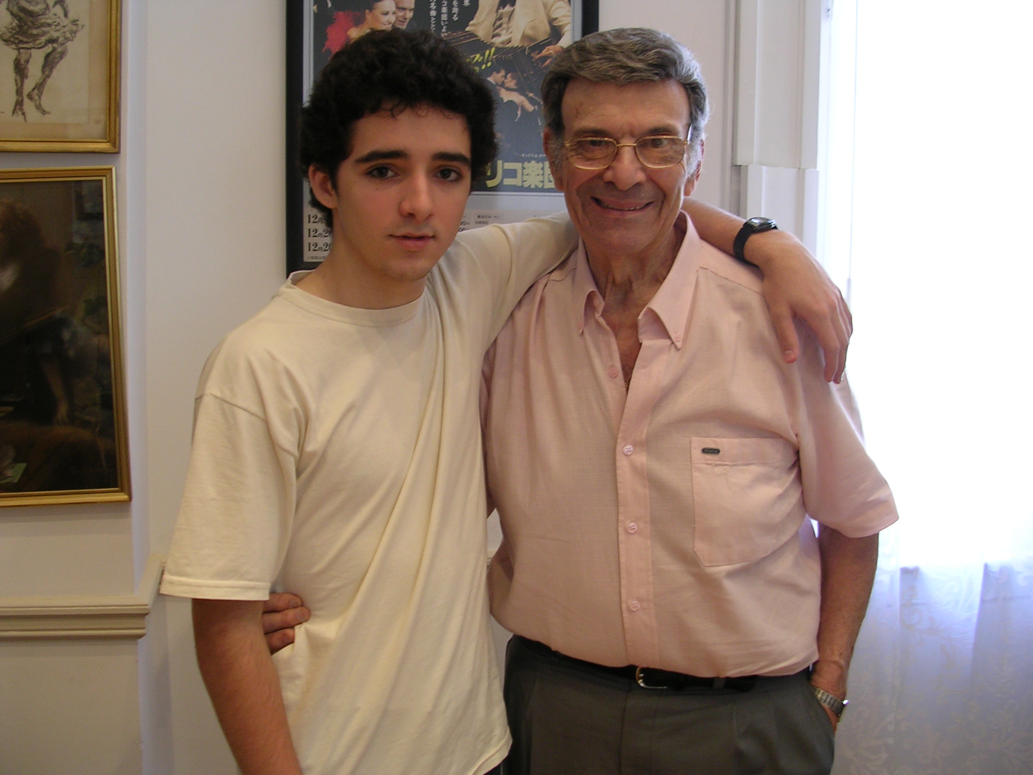 Con Leopoldo Federico